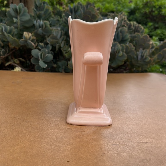 Red Wing Vintage 1930’s Pink #886 Tulip Vase/ Art Deco Pink Vase - Picture 2 of 4